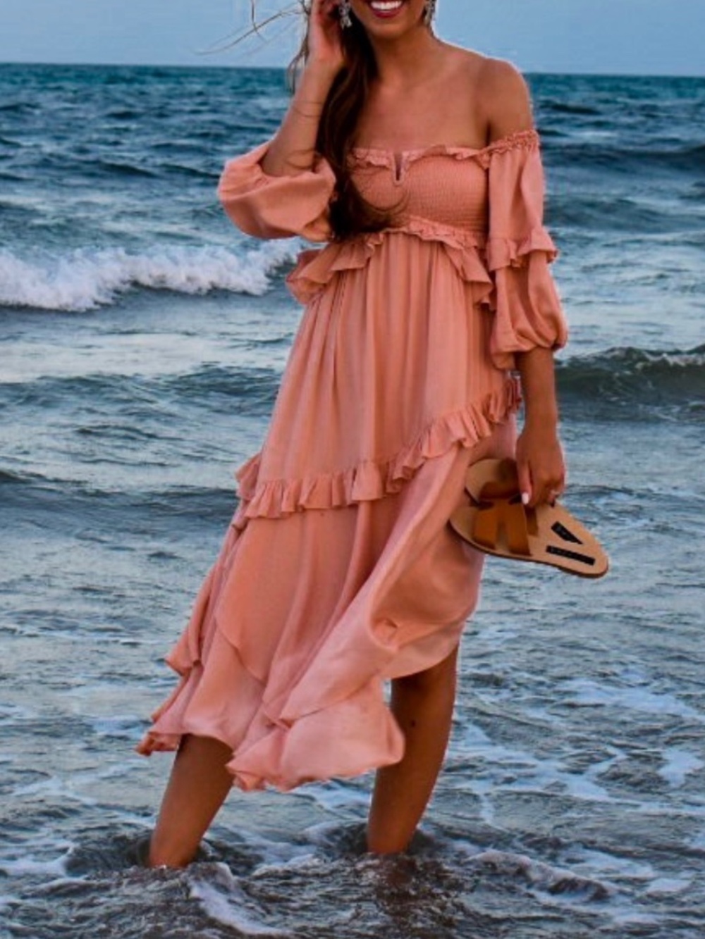 Pink Ruffle Dress